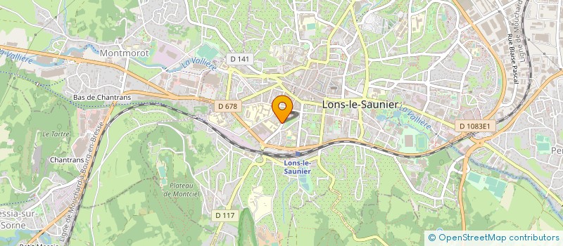 localisation de l'entreprise ASSOCIATION LES GLYCINES à LONS-LE-SAUNIER