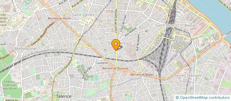 localisation de l'entreprise ASSOCIATION LES GOUPILS à BORDEAUX