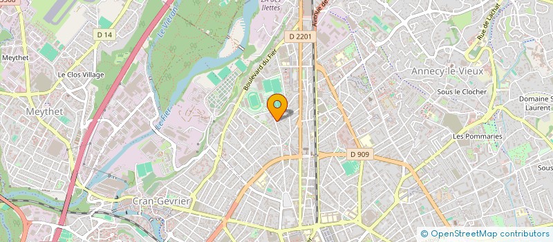 localisation de l'entreprise ASSOCIATION LES GRANGEOUS à ANNECY