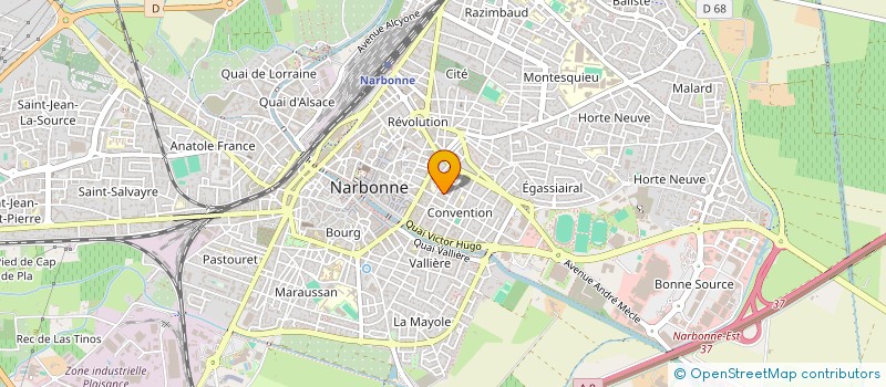 localisation de l'entreprise ASSOCIATION LES HANDICAPABLES  NARBONNE