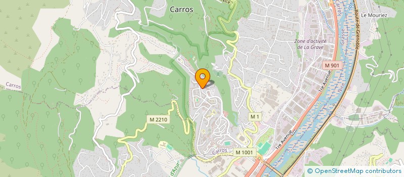 localisation de l'entreprise ASSOCIATION LES HARKIS ET LEURS AMIS DE CARROS à CARROS