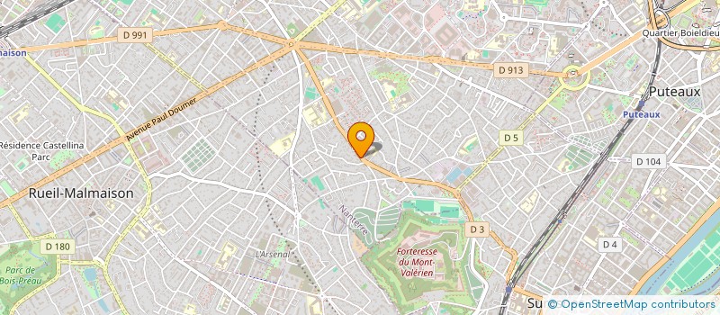 localisation de l'entreprise ASSOCIATION LES HERAUTS  NANTERRE