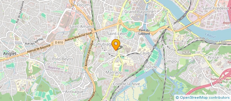 localisation de l'entreprise ASSOCIATION LES HIRONDELLES à BAYONNE