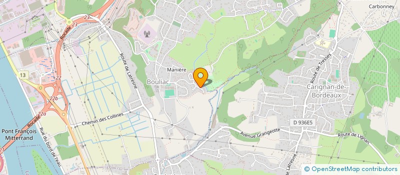 localisation de l'entreprise ASSOCIATION LES IGNOBLES DU BORDELAIS  BOULIAC