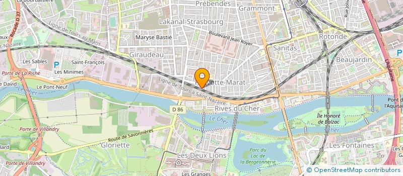 localisation de l'entreprise ASSOCIATION LES INCOROCKTIBLES à TOURS