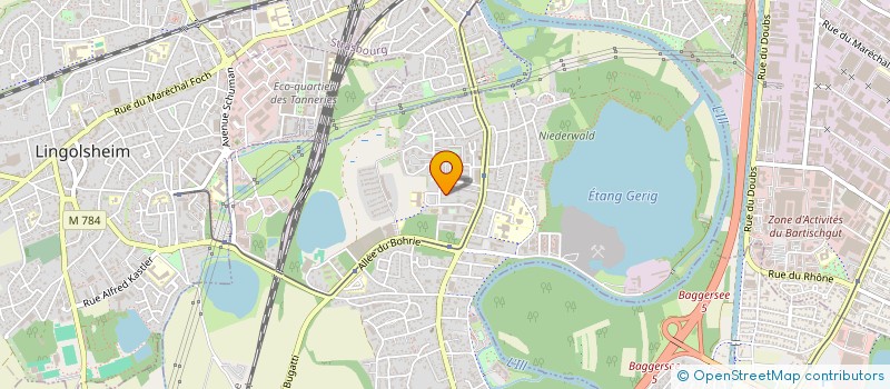 localisation de l'entreprise ASSOCIATION LES INFIRMIERES A DOMICILE  OSTWALD