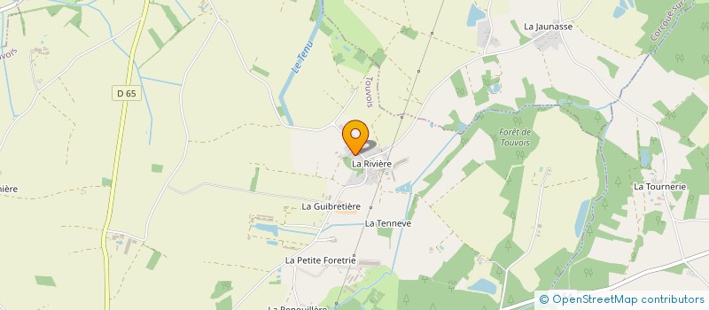 localisation de l'entreprise ASSOCIATION LES INFUSE.E.S  TOUVOIS