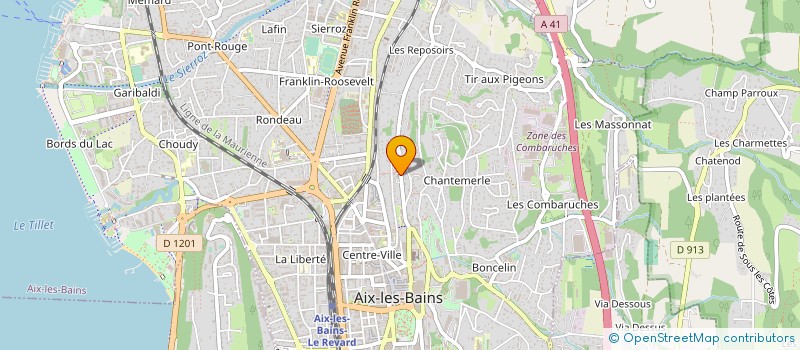 localisation de l'entreprise ASSOCIATION LES INSTANTANEZ  AIX-LES-BAINS