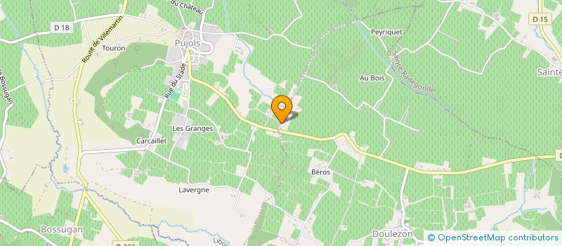 localisation de l'entreprise ASSOCIATION LES INSTANTS ESSENTIELS  PUJOLS