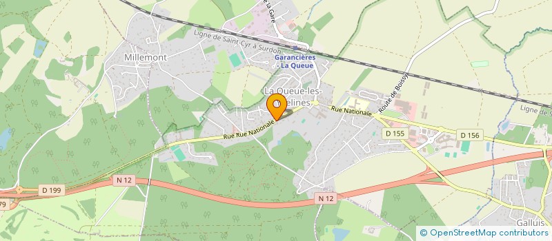 localisation de l'entreprise ASSOCIATION LES IRREELS  QUEUE-LES-YVELINES (LA)