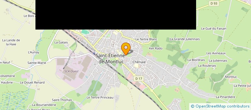localisation de l'entreprise ASSOCIATION LES JARDINS DE LA MUSSE à SAINT-ETIENNE-DE-MONTLUC