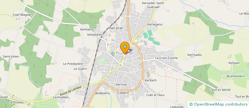 localisation de l'entreprise ASSOCIATION LES JARDINS DE VENUS  PLUVIGNER