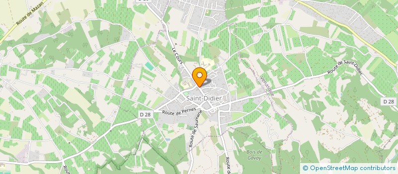 localisation de l'entreprise ASSOCIATION LES JARDINS DU BARBARA  SAINT-DIDIER