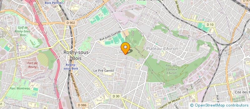 localisation de l'entreprise ASSOCIATION LES JASMINS à ROSNY-SOUS-BOIS