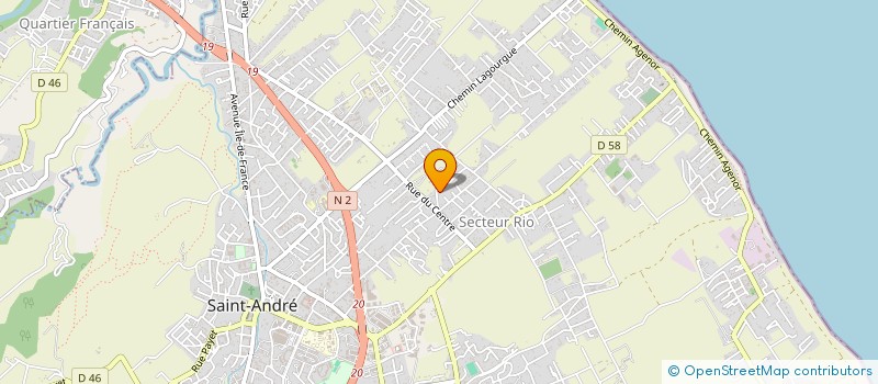 localisation de l'entreprise ASSOCIATION LES KOMPLICES à SAINT-ANDRE