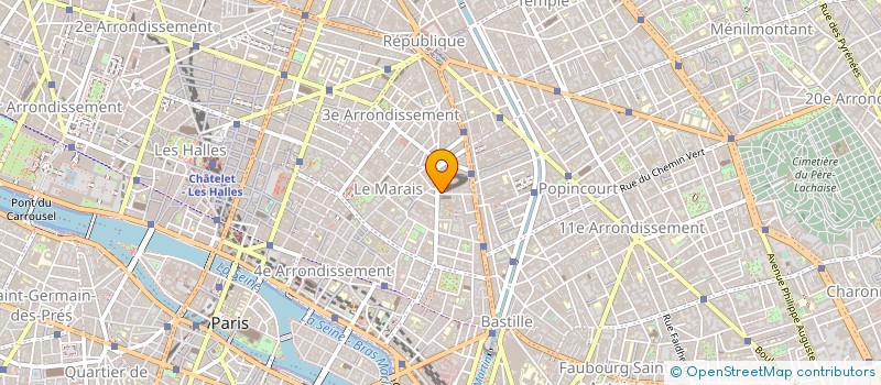 localisation de l'entreprise ASSOCIATION LES KORRIGANS à PARIS