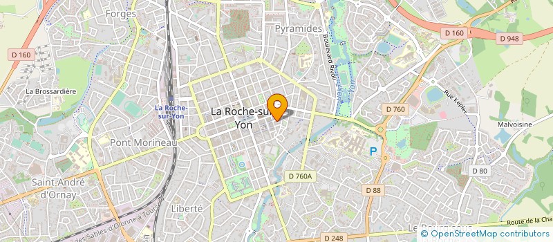 localisation de l'entreprise ASSOCIATION LES LAURIERS à LA ROCHE-SUR-YON