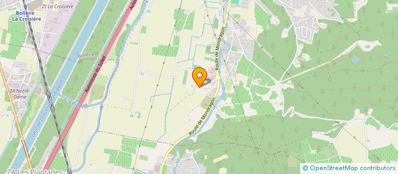 localisation de l'entreprise ASSOCIATION LES LAVANDINS  BOLLENE