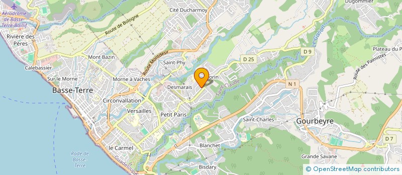 localisation de l'entreprise ASSOCIATION LES LIBELLULES DU LAMENTIN  LAMENTIN