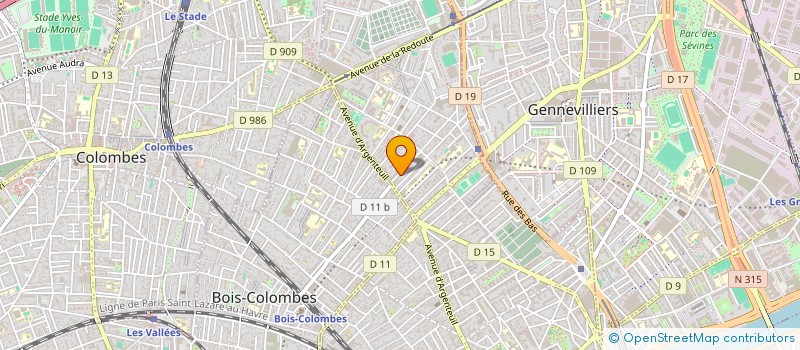 localisation de l'entreprise ASSOCIATION LES LIONS DE LA MASSIRA  ASNIERES-SUR-SEINE