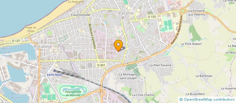 localisation de l'entreprise ASSOCIATION LES LIVRES DU VOYAGE  SAINT-MALO