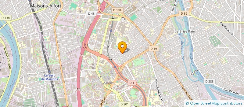 localisation de l'entreprise ASSOCIATION LES LIVREURS à CRETEIL