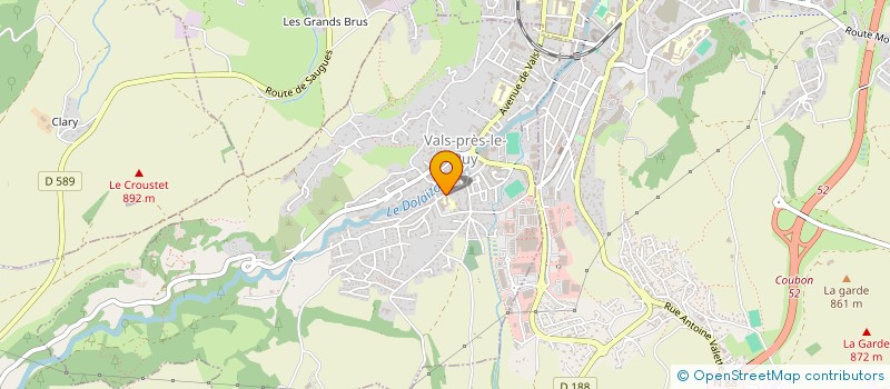 localisation de l'entreprise ASSOCIATION LES LORIOTS à VALS-PRES-LE-PUY