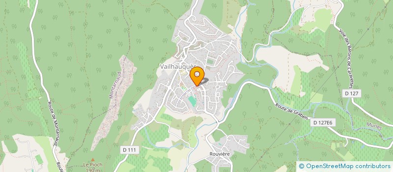 localisation de l'entreprise ASSOCIATION LES LUTINS BONHEUR  VAILHAUQUES