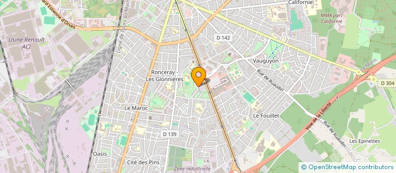 localisation de l'entreprise ASSOCIATION LES MAINS TENDUES à LE MANS
