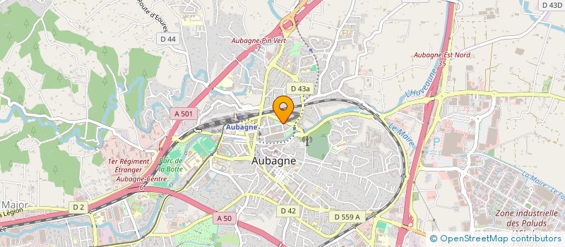 localisation de l'entreprise ASSOCIATION LES MANDRAGONS à AUBAGNE