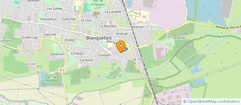 localisation de l'entreprise ASSOCIATION LES MANGE ROUTE à BLANQUEFORT