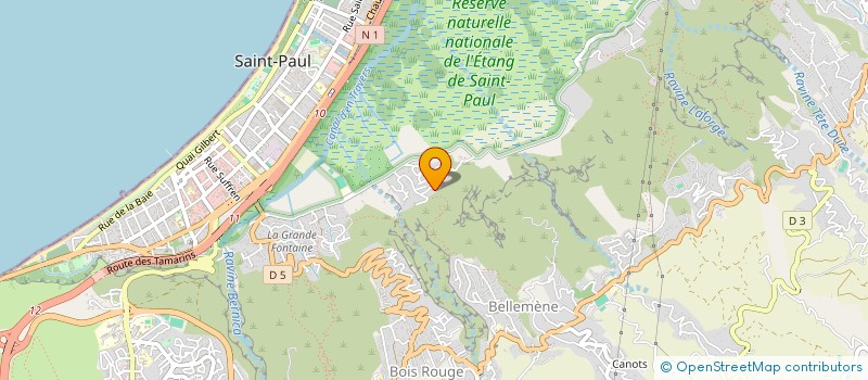 localisation de l'entreprise ASSOCIATION LES MANGUIERS  SAINT-PAUL