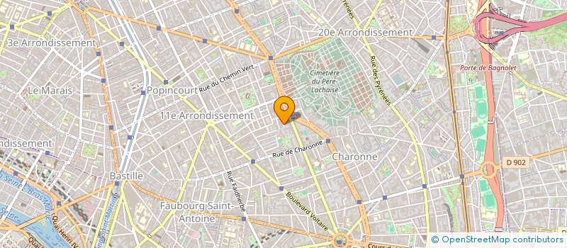 localisation de l'entreprise ASSOCIATION LES MARATHONIENS  PARIS