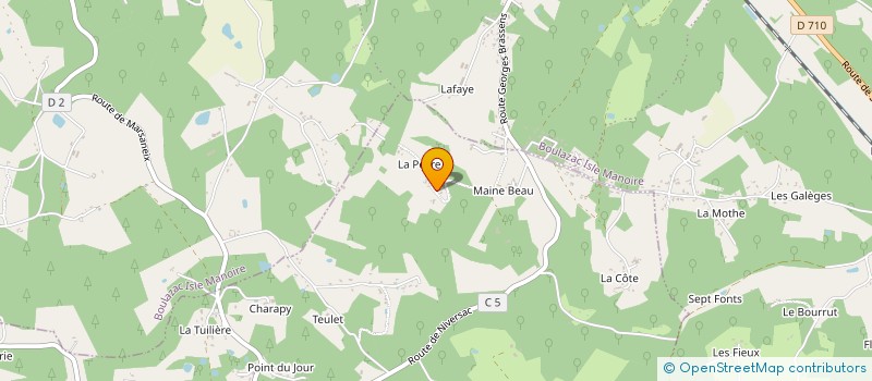 localisation de l'entreprise ASSOCIATION LES MARCHES D'ANTAN  SANILHAC