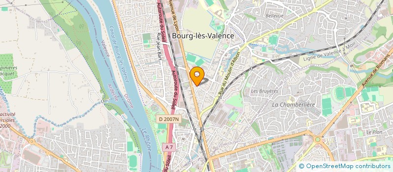 localisation de l'entreprise ASSOCIATION LES MARINIERES à BOURG-LES-VALENCE