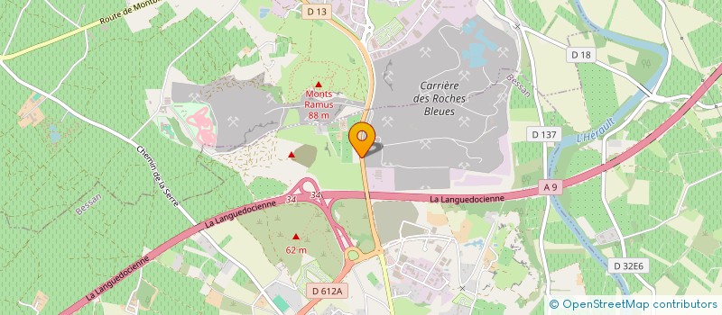 localisation de l'entreprise ASSOCIATION  LES MARMOTS  BESSAN