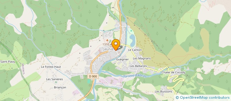 localisation de l'entreprise ASSOCIATION LES MARMOTTES à JAUSIERS