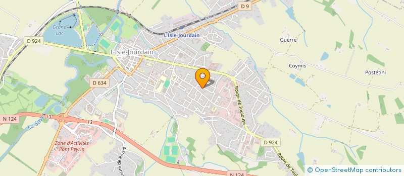 localisation de l'entreprise ASSOCIATION LES MARMOUSETS à L'ISLE-JOURDAIN