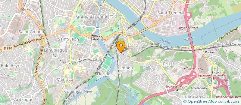 localisation de l'entreprise ASSOCIATION LES MATINEES SPECTACLES  BAYONNE