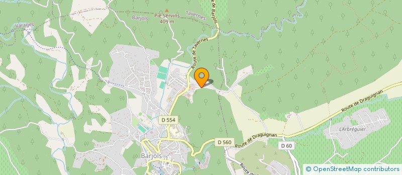 localisation de l'entreprise ASSOCIATION LES MAUX DOUX à BARJOLS