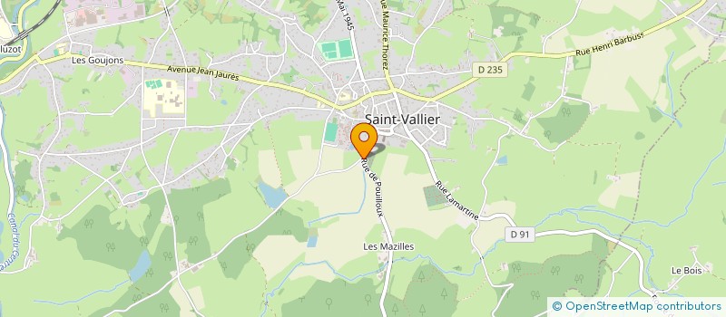 localisation de l'entreprise ASSOCIATION LES MAZILLES à SAINT-VALLIER