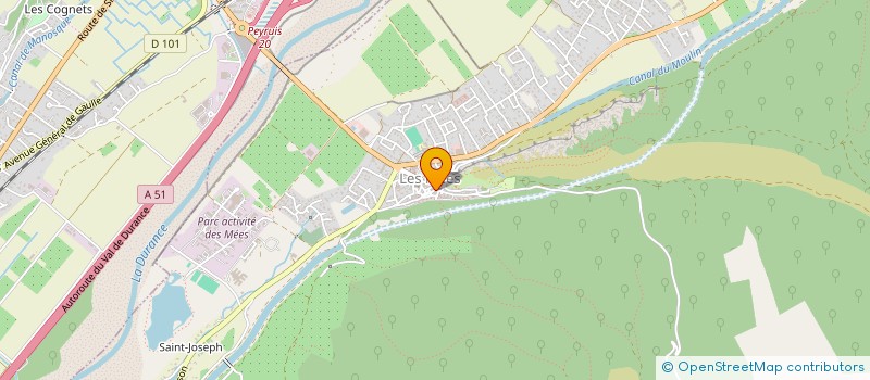 localisation de l'entreprise ASSOCIATION LES MEES LOMAN à LES MEES