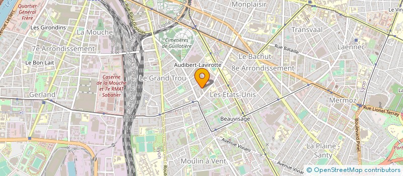 localisation de l'entreprise ASSOCIATION LES MESANGES DE LYON à LYON