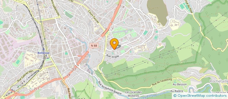 localisation de l'entreprise ASSOCIATION LES MINES ET UNE NUITS  SAINT-ETIENNE