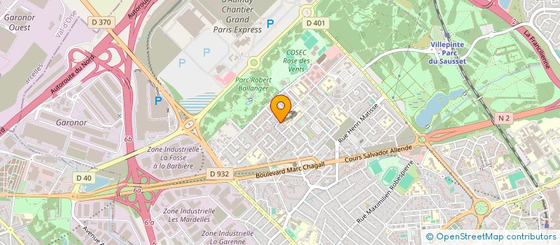 localisation de l'entreprise ASSOCIATION LES MOTARDS D'AULNAY à AULNAY-SOUS-BOIS