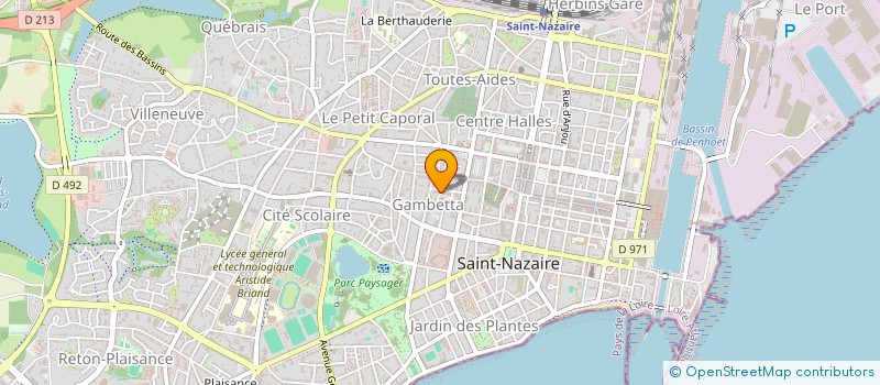 localisation de l'entreprise ASSOCIATION LES MOTIFS  SAINT-NAZAIRE