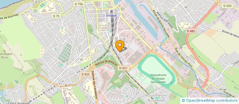 localisation de l'entreprise ASSOCIATION LES MOTS DE PLUME  DIEPPE