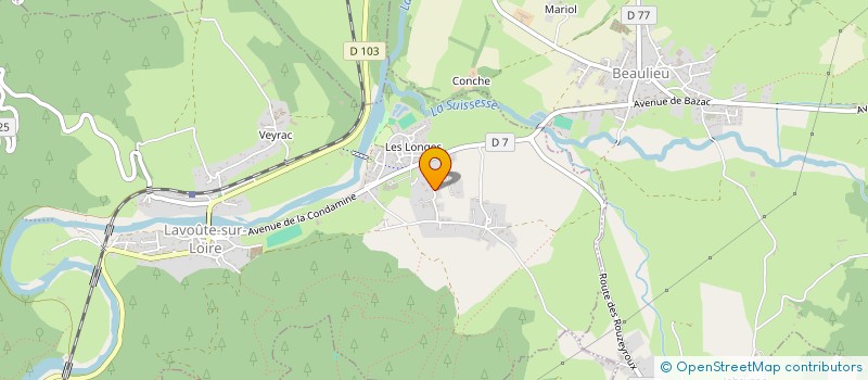 localisation de l'entreprise ASSOCIATION LES MOWGLIS à LAVOUTE-SUR-LOIRE