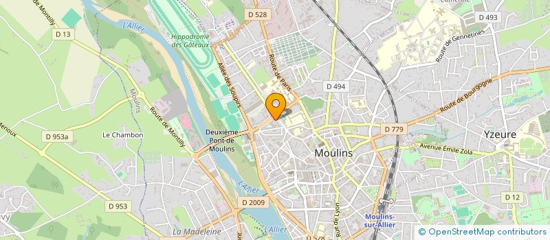 localisation de l'entreprise ASSOCIATION LES MURIERS à MOULINS