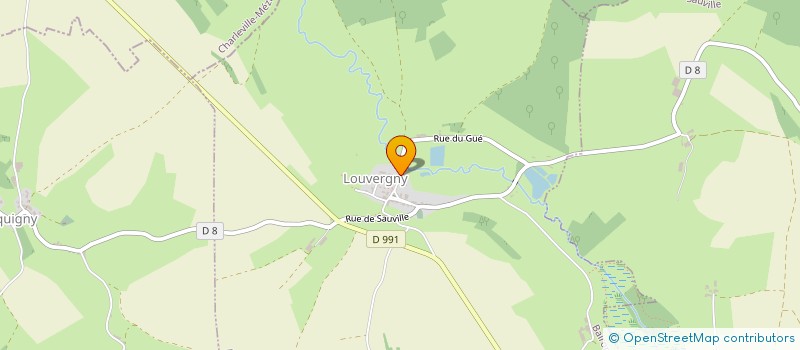 localisation de l'entreprise ASSOCIATION LES MUSICALES DE LOUVERGNY  BAIRON ET SES ENVIRONS